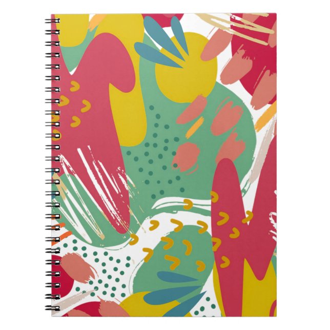 Cuaderno Un mundo de colores vibrantes (Frente)