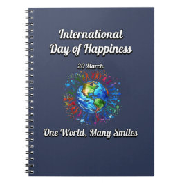 Cuaderno Un Mundo Muchas Sonrisas. Día de la Felicidad.