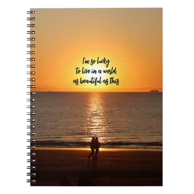 Cuaderno "Un mundo tan hermoso como este" (Frente)