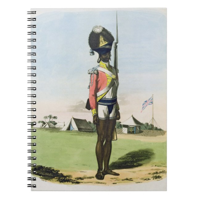 Cuaderno Un Naigue del batallón de Bombay, platea 28 de 'O (Frente)