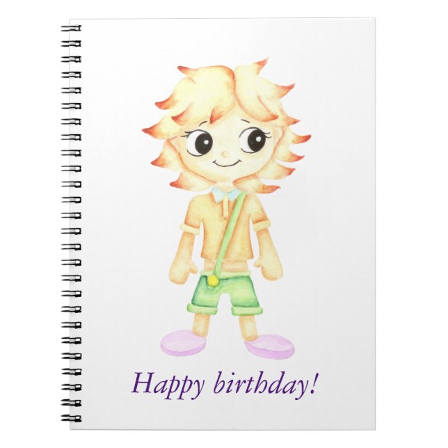 Cuaderno Un niño pequeño y gracioso (Frente)