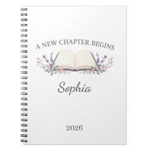 Cuaderno Un Nuevo Capítulo Comienza 2026 Personalizado