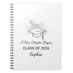 Cuaderno Un Nuevo Capítulo Comienza Clase de 2026 Personali