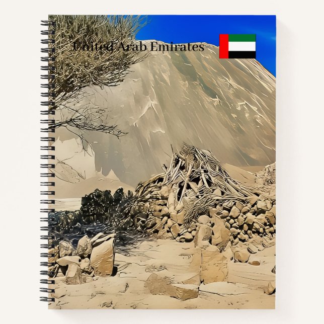 Cuaderno Un paisaje accidentado y árido (Anverso)