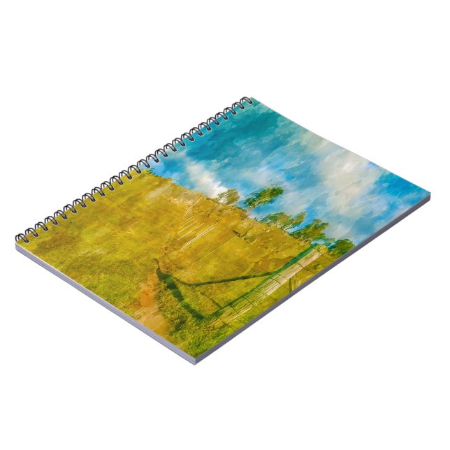 Cuaderno Un paisaje mágico pastoral (Lado Izquierdo)