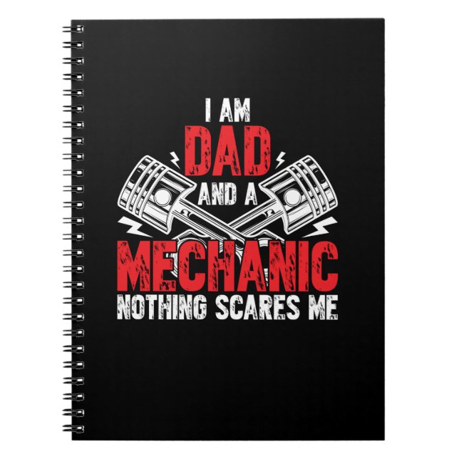 Cuaderno Un Papá Y Un Mecánico (Frente)