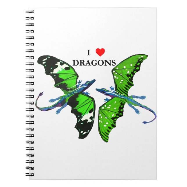 Cuaderno Un par de dragones (Frente)