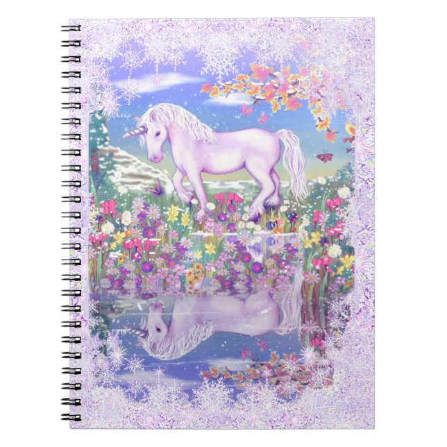 Cuaderno Un paraíso violeta y nieve (Frente)