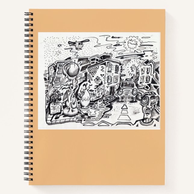 Cuaderno Un paseo nocturno a casa (Anverso)