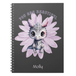 Cuaderno Un Pequeño Dragón Agradable Y Exquisito "Eres Bell
