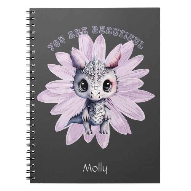 Cuaderno Un Pequeño Dragón Agradable Y Exquisito "Eres Bell (Frente)