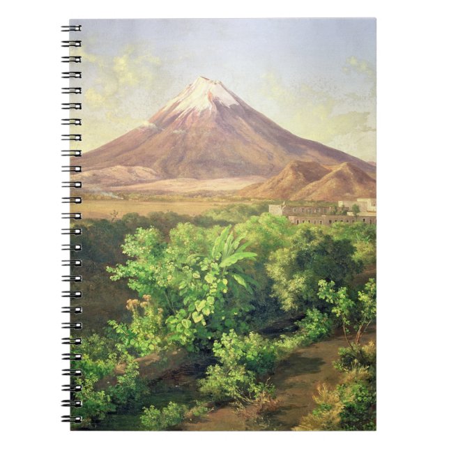 Cuaderno Un pequeño volcán en el campo mexicano, 1887 (Frente)