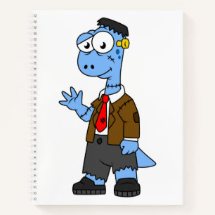 Cuaderno Un Personalizado Brontosaurio Se Vestió Como Frank