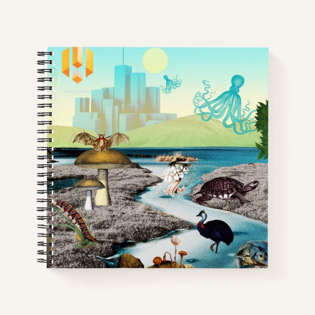 Cuaderno Un planeta verde y respiratorio (Anverso)