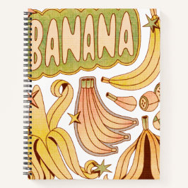 Cuaderno Un plátano/Ilustracion de banana