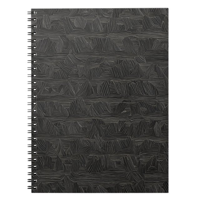Cuaderno Un portátil elegante con patrones geométricos mode (Frente)