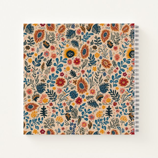 Cuaderno un portátil vintage (Reverso)