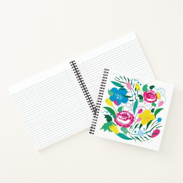 Cuaderno Un ramo colorido. (Interior)