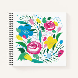 Cuaderno Un ramo colorido.
