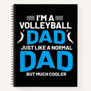 Cuaderno Un regalo divertido de voleibol para hombres y muj