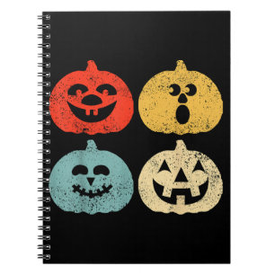 Cuaderno Un regalo retro divertido para la calabaza de Hall