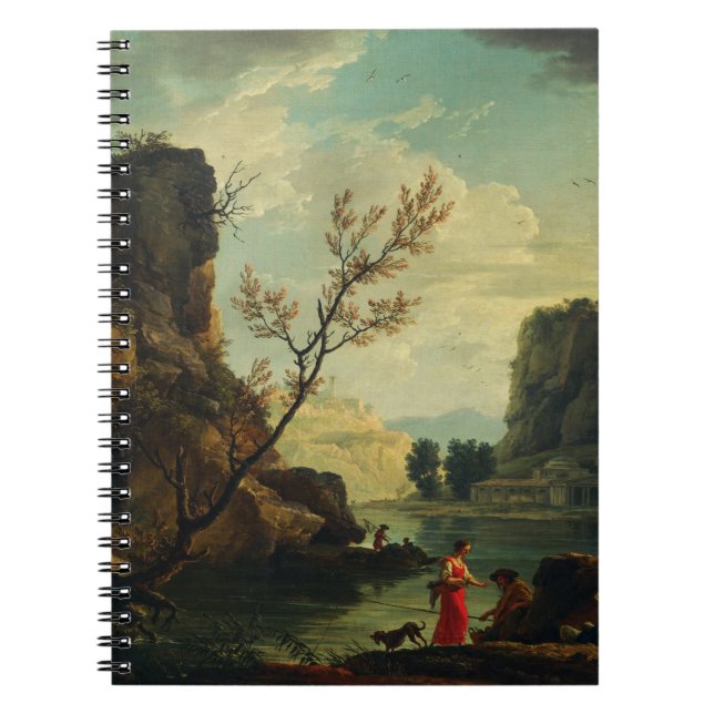 Cuaderno Un río con pescadores de Joseph Vernet  (Frente)
