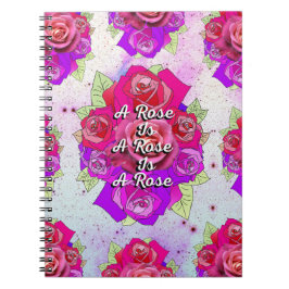 Cuaderno Un Rosa es un Rosa es un Rosa