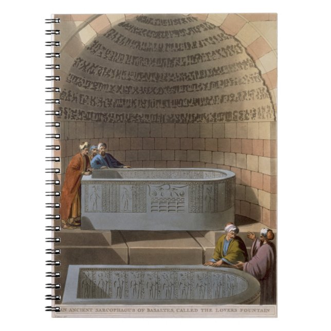 Cuaderno Un sarcófago antiguo de Basaltes, llamado el Lov (Frente)