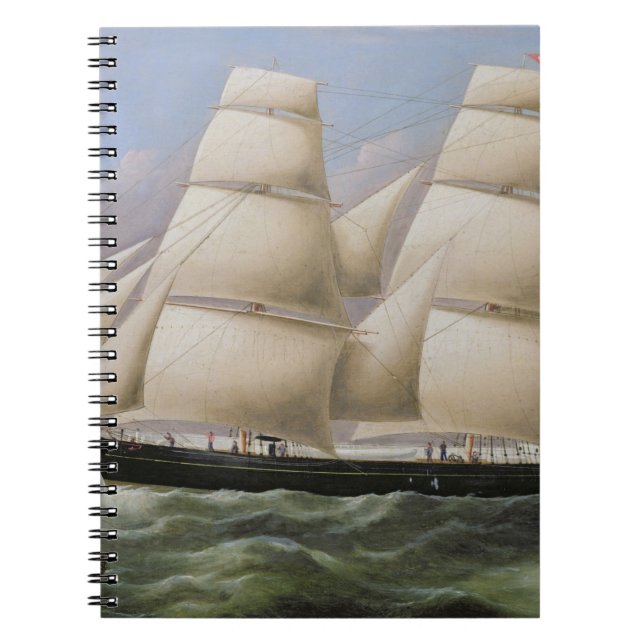 Cuaderno Un Schooner de dos palos de Dover (aceite en lona) (Frente)