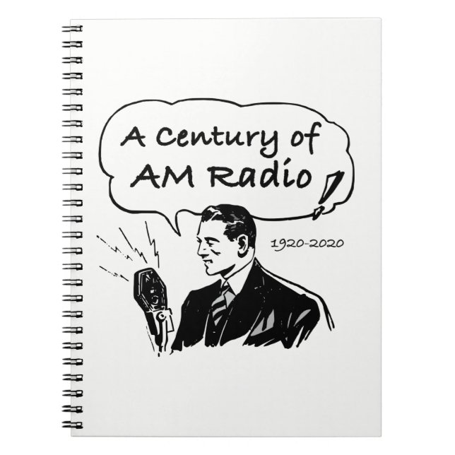 Cuaderno Un siglo de emisiones de radio de AM (Frente)