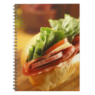 Cuaderno Un subsándwich italiano con