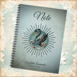 Cuaderno Un toque de fantasía y elegancia, el cisne del sue
