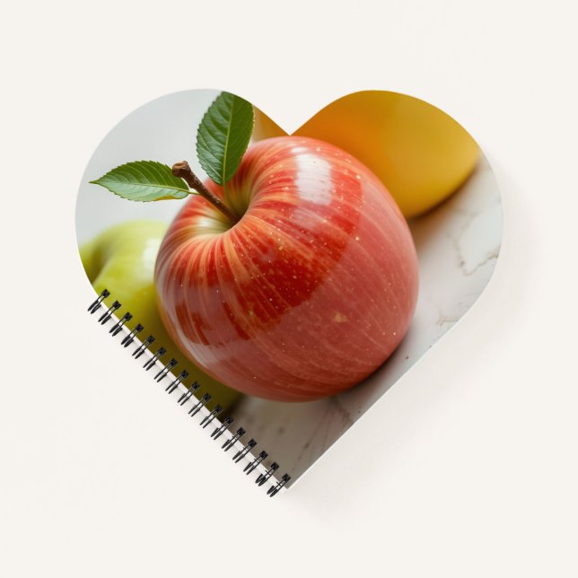 Cuaderno Un trío de manzanas (Anverso)