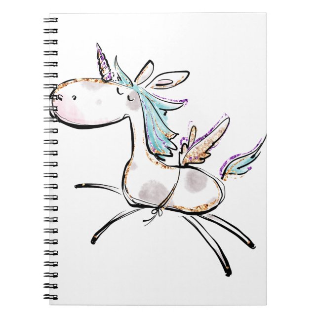 Cuaderno Un unicornio mágico (Frente)