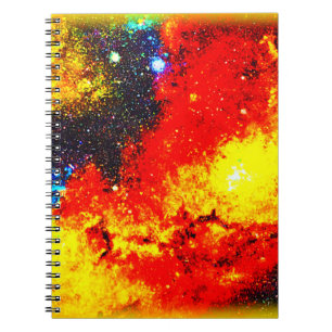 Cuaderno Un universo de colores brillantes. ¡Hazte con una