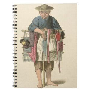 Cuaderno Un vendedor ambulante, platea 17 "del traje de