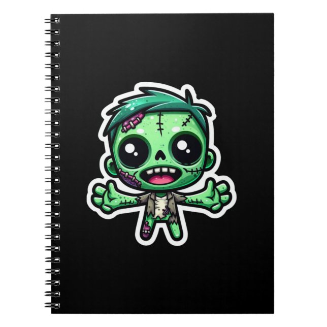 Cuaderno Un zombi divertido (Frente)