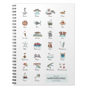 Cuaderno Una A-Z de bloc de notas en bote reducido