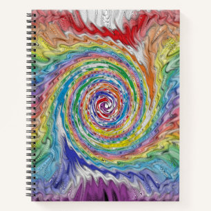 Cuaderno Una bandeja colorida