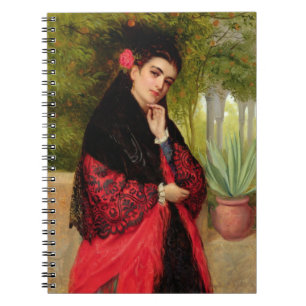 Cuaderno Una belleza española, 1872 (aceite en lona)