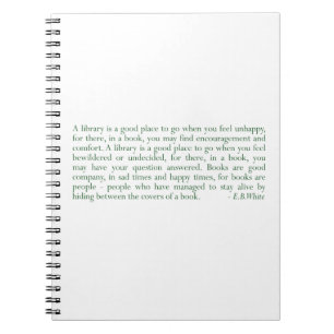 Cuaderno Una biblioteca es un buen lugar… (E.B. White)