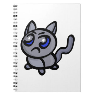 Cuaderno Una cachorro con cara de enfadado para amantes de