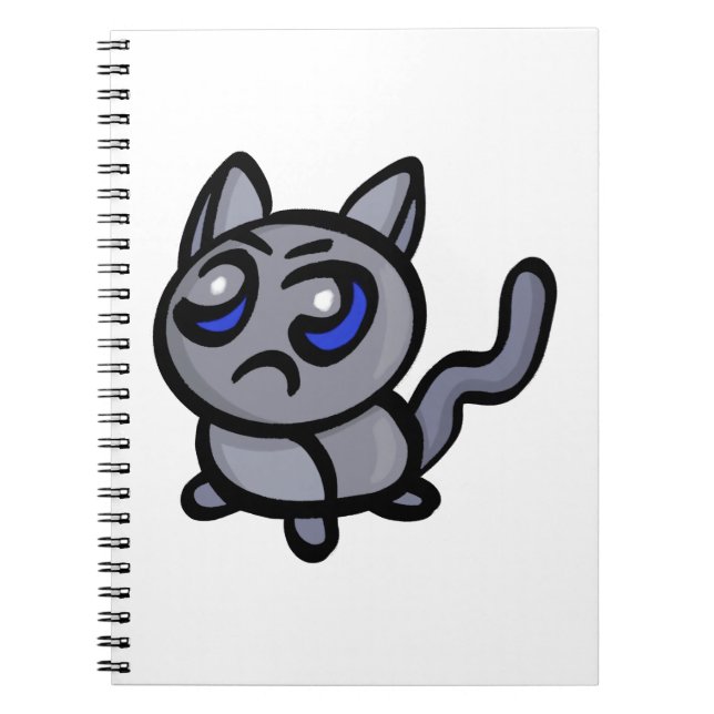 Cuaderno Una cachorro con cara de enfadado para amantes de  (Frente)
