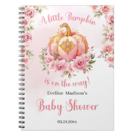 Cuaderno Una calabaza pequeña está en camino chica rosa y d
