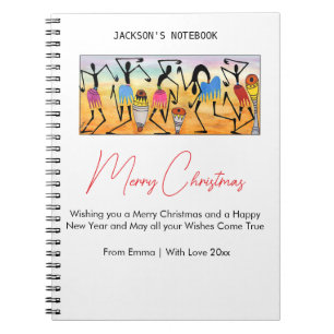 Cuaderno Una celebración de navidad deliciosa, deliciosa