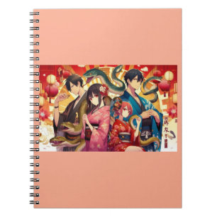 Cuaderno Una celebración lunar pasada con serpientes