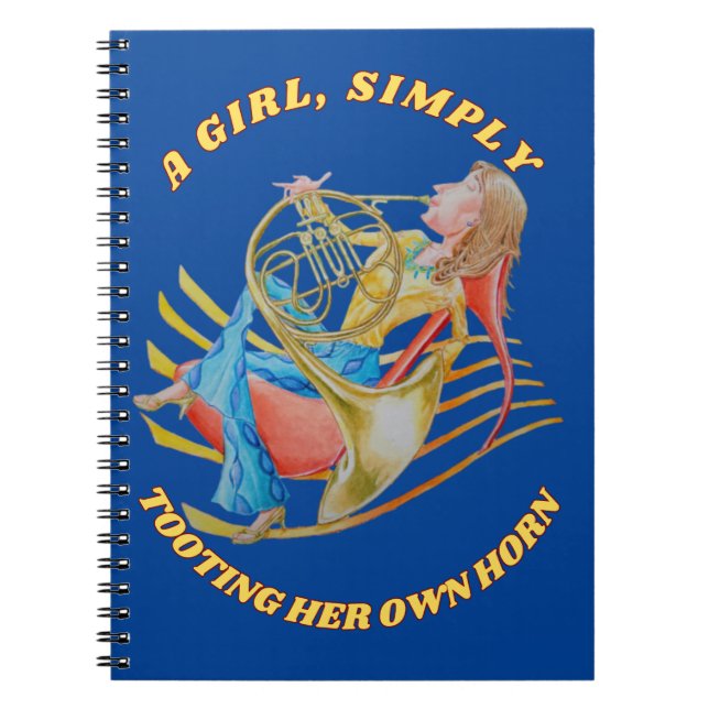CUADERNO UNA CHICA SIMPLEMENTE TOMANDO SU CUERPO (Frente)