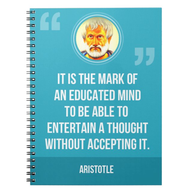 Cuaderno Una cita educada de la mente (Frente)