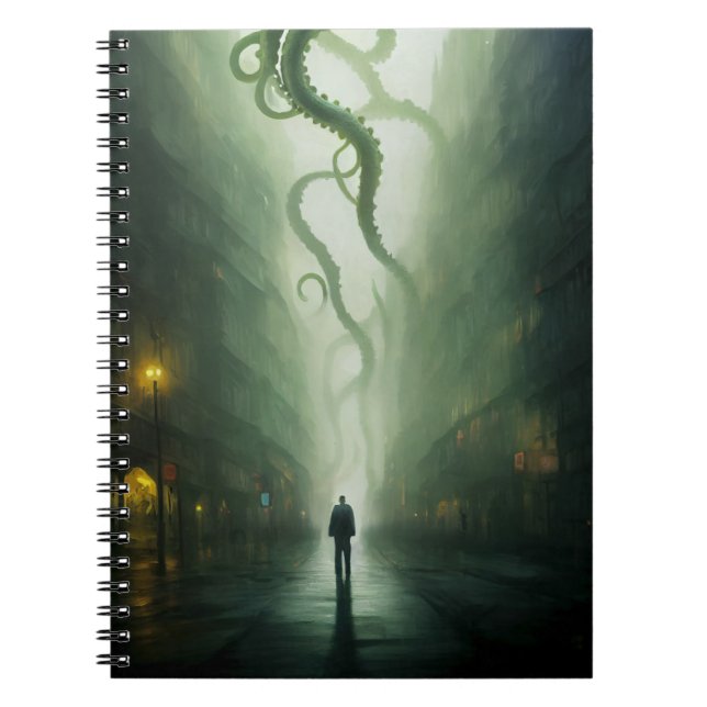 Cuaderno Una ciudad bajo el horror de Cthulhu (Frente)