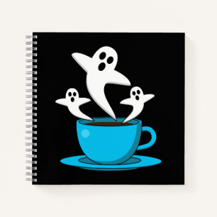 Cuaderno Una copa de café para fumar fantasma
